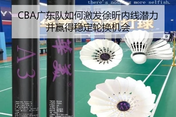 CBA广东队如何激发徐昕内线潜力并赢得稳定轮换机会